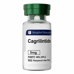 Cagrilintide 5 mg - Bergdorf Bioscience research vial