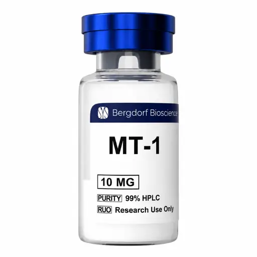 Melanotan I (MT-1) 10 mg - Bergdorf Bioscience research vial