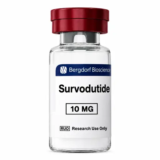Survodutide 10 mg – Bergdorf Bioscience research vial